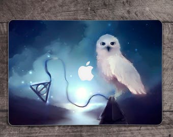 Macbook skin harry potter Macbook skin owl Macbook skin blue Macbook skin night Macbook skin bird Macbook Pro skin Skin keyboard EC_012