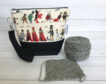 Zipper Project Bag/Small Yarn Bag/Project Bag for Knitting/Knitting Project Bag/Crochet Project Bag/Procession-Rifle Paper Company