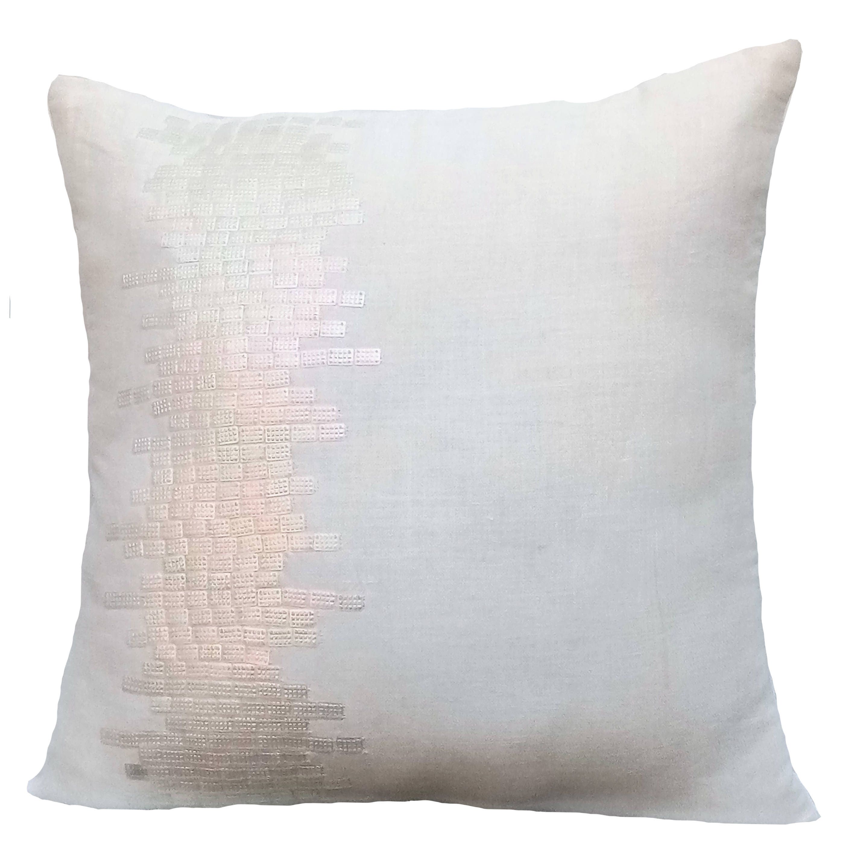 Ivory Throw Pillow Cover For Couch Accent Pillow Case
