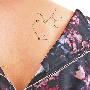 Sagittarius Temporary tattoo Set of 2