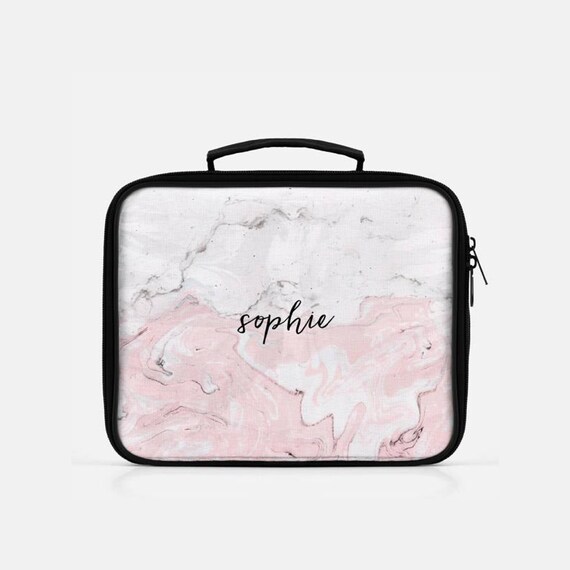 blush pink lunch bag