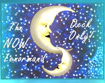 The NOW Lenormand (deck only). Easy to understand text below each image promotes learning to read the cards in a fast, fun, and easy way!
