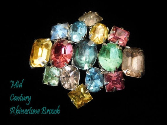 Rhinestone Brooch