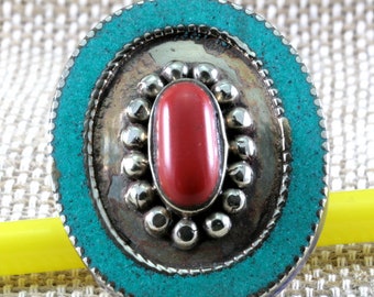 Colourful ring from Afghanistan--3744