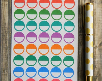 Mini Circle Sticker Sheet (A-016)