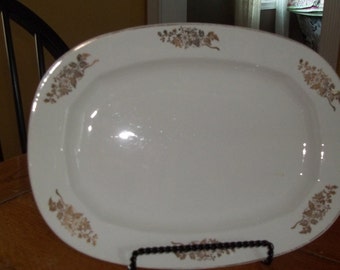 Knowles Ironstone Edwin M Knowles Platter Vitalus Edwin M Knowles China Co Ironstone