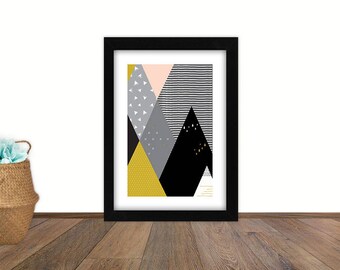 A3 poster - geometric - Scandinavian style