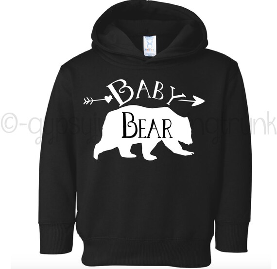 Baby Bear Shirt Baby Bear Hoodie Bear Shirt Bear Family