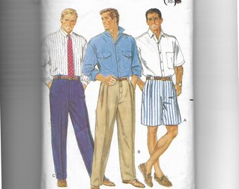 Butterick Men's Shirt, Shorts and Pants Pattern 3217