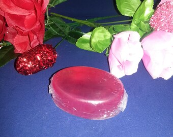 3oz Aloe Vera Oval Bar Soap - Fresh Picked Strawberry Type*