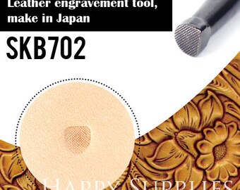 1pcs Leather Carving for Leather Craft, DIY Leather Craft Stamp for Hand Stamping Custom Steel Seal,Steel Leather Engrave Tool (SKB702)