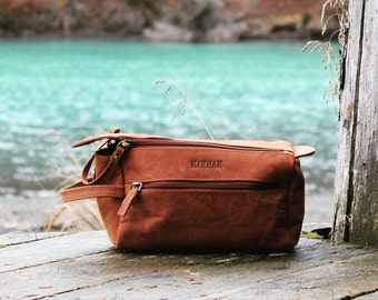 Leather Toiletry Bag