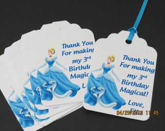 Cinderella Favor Tags (set of 12)