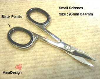 Small Scissors Cute Scissors Slim Scissors Pocket Scissors Cosmetic Scissors Embroidery Scissor White Scissors Sewing Scissors VinaDesign