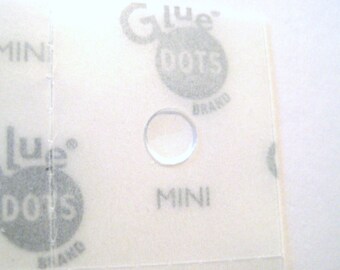6pcs Extra Adhesive For Eye Decals Skin Safe Non Permanent Adhesive Dots L33