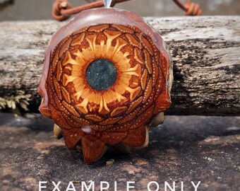 Spirit Memorial Glowing Pinecone Pendant