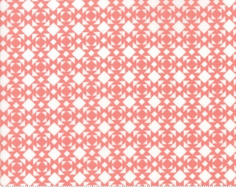 Nest - Linoleum in Rose: sku 5064-22 cotton quilting fabric by Lella Boutique for Moda Fabrics