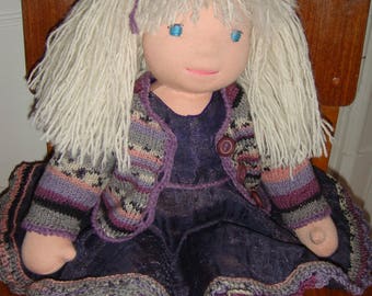 Waldorf doll, Sidsel organic 16,5 inch
