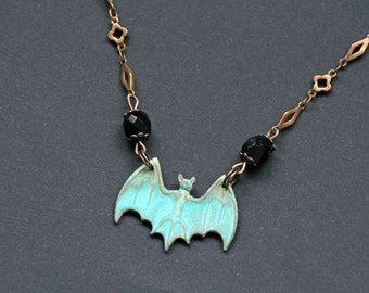 Collier bat : chauve-souris vampire horreur