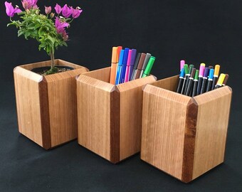 Australian Timber Handcrafted Desktop Pen Holder