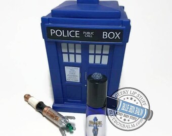 Sonic Scent - BLISS - "Amy Pond" Doctor Who Inspired Body Scent -A Cherry, Coconut, Almond, Vanilla and Sugar Fragrance -Glass Roller Bottle