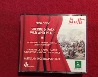 Prokofiev, War and Peace Cd Set, 1988 Edition