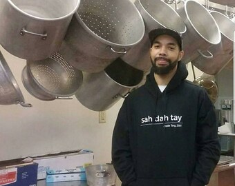 Sah Dah Tay hoodie (charcoal gray)