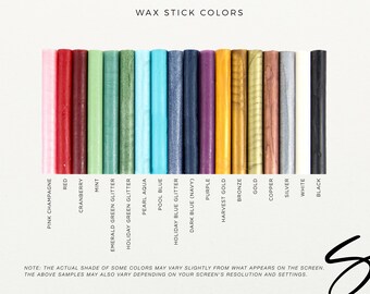 Wax Seal Sticks - Pack of 3 Sticks, Wax Sealing Sticks, Glue Gun Sealing Wax, Sealing Wax Sticks, Glue Gun Wax Sticks, Wax Seal (WSUPP100)