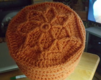 Pumpkin Tight Band Crocheted Cap, Gifts Great for Chemo Patients