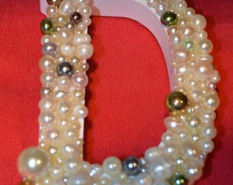 Pearled Decorative Letter, Small