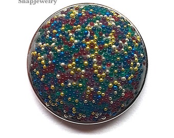Snap Jewelry - Snaps made with Apoxie Sculpt & Micro Beads
