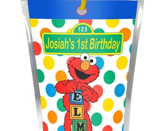 Sesame Elmo Juice Pouch Labels/ Elmo Capri Sun Labels /Sesame Street Birthday Party/Sesame Street Elmo Digital Printable/Printed