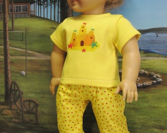 Sandcastle Beachwalker Outfit for American Girl Doll