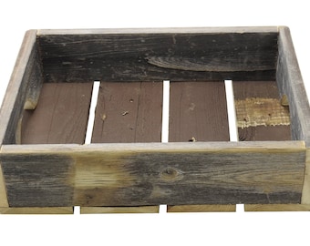 R & W 12" x 4" x 15.5" Vintage Reproduction Wooden Box