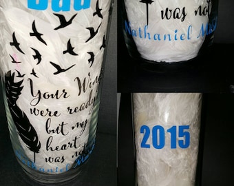 Personalized Memorial Candle Holder