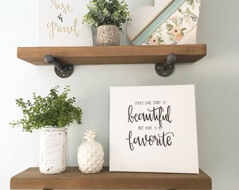 Every Love Story Is Beautiful, But Ours Is My Favorite - Canvas