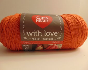 Tigerlily - Red Heart With Love worsted weight 100% acrylic yarn - 3002