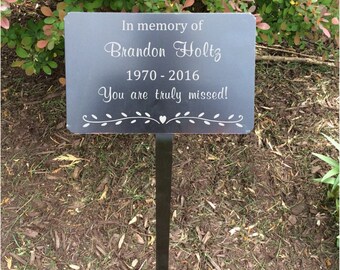 garden markers, memorial plaque, metal plaques, name plates, name tag, memorial tree, name marker, Metal tags, Plant ID markers, markers