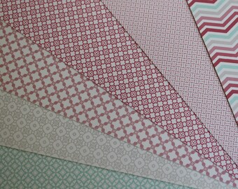 Cardstock Sheet decorated scrapbooking cards and Cardmaking paper