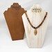 Custom Wood Necklace Jewelry Display Bust Logo Personalized Text | Branding Craft Show Displays Packaging | Laser Engraved