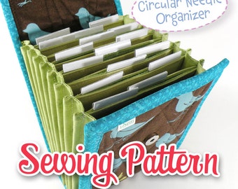 PDF SEWING PATTERN - Circular Needle Organizer Knitting Needle Organizer ebook diy instant download