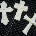 Three x Crosses. AUSTRALIAN MADE FONDANT Mold Co. Made from Hi Quality Silicon, use with Fondant, SugarCraft, Elegant Cake Decorating