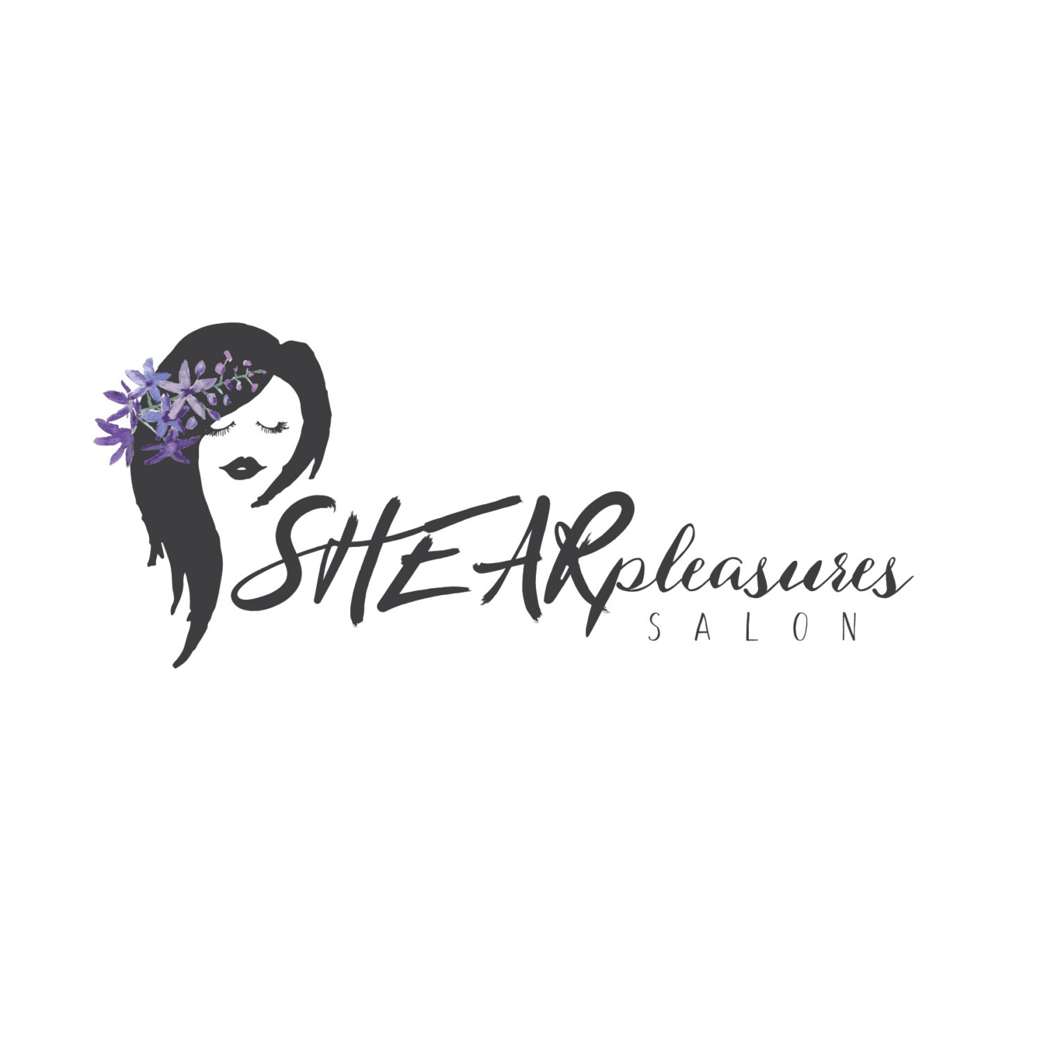 Premade Logo salón insignia Spa logotipo salón de belleza Logo