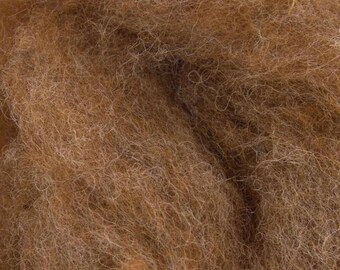 Corriedale Bulky Wool Roving - Mouse - 4 ounces