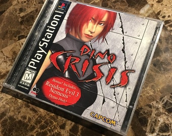 PS1 Dino Crisis Game W/Demo