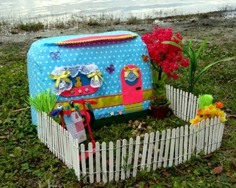 Happy Camper Sewing Machine Cover Sewing Pattern DIGITAL DOWNLOAD