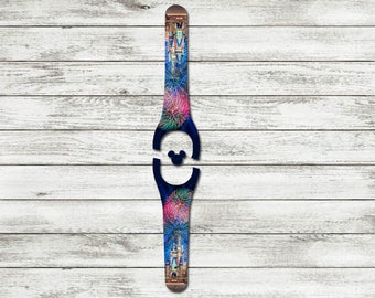 Happily Every After Magic Kingdom Castle Disney Magic Band 1.0 or 2.0 Decal | RTS Ready To Ship | Glitter MagicBand Decal