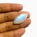 Blue Moonstones cabochons , 1 pcs , marques shape , flat back cabochons , high polishing , code D2638