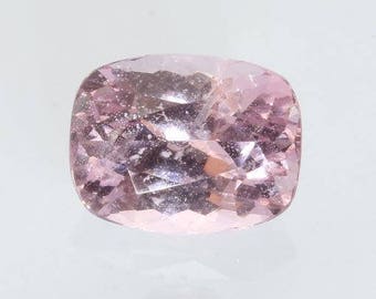 Pink Spinel Faceted 7 x 5.3 mm Cushion Sparkling Burma Gemstone 1.14 carat