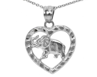 Sterling Silver Elephant Necklace